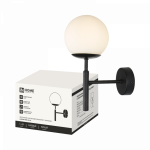 Светильник настенный под лампу AURORA ONE-G9-BL 1хG9 матовый плафон, черный корпус IN HOME Светильник настенный под лампу AURORA ONE-G9-BL 1хG9 матовый плафон, черный корпус IN HOME