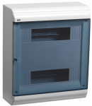 Бокс ЩРН-П-24мод настен пласт бел (дв.прозр) 2 ряда IP41 PRIME IEK (1/10)