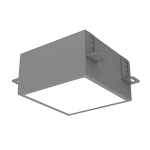 Светодиодный светильник VARTON DL-Grill для потолка Грильято 150х150 мм встраиваемый 18 Вт 4000 К 136х136х75 мм RAL7045 серый муар