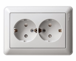 Розетка 2гн с З/К шторки с/у белый в сборе 16А W59 Systeme Electric (1/12) Розетка 2гн с З/К шторки с/у белый в сборе 16А W59 Systeme Electric (1/12)