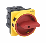 ВЫКЛЮЧАТЕЛЬ-РАЗЪЕДИНИТЕЛЬ 3P 32A IP20 С КРАСНОЙ РУКОЯТКОЙ НА ДВЕРЦУ 4 ВИНТАМИ С ЗАМКОМ