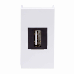 USB 2.0 розетка, Viva, белая, 1 мод. USB 2.0 розетка, Viva, белая, 1 мод.