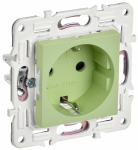 Розетка 1гн с З/К шторки с/у мятный механизм 16А SK-R04M SKANDY IEK (1/10/100)