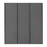 Выключатель 3кл с/у графит механизм с рамкой MIELE STRONG KRANZ (1/100)