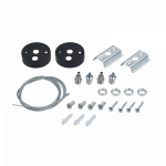 Комплект SRB2-BL 2м для подвесного монтажа шинопровода RB черный IN HOME Комплект SRB2-BL 2м для подвесного монтажа шинопровода RB черный IN HOME