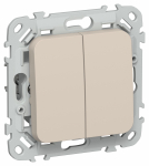 FLITE Выключ. жалюзи 10А ВЖ52-2-0-ФлЛ льн. IEK