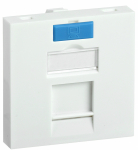 Вставка 45х45мм для 1 модуля Keystone Jack с маркером ITK (20/500)