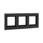 Рамка 1гн IP44, чёрная, пластик Эпика EKF