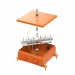 Коробка металлическая огнестойкая 70-0380-FR10.0-12 E15-E120 RAL2004 150x150x60 (6 шт/кор) Промрукав