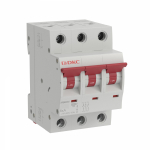 Модульный автоматический выключатель YON макс (YON max) типа MB63, 3 полюса, хар-ка B, 10А, 6кА Модульный автоматический выключатель YON макс (YON max) типа MB63, 3 полюса, хар-ка B, 10А, 6кА
