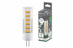 Лампа светодиодная G4-5 Вт-AC/DC 12 В-6500 К, SMD, 16x57 мм TDM Лампа светодиодная G4-5 Вт-AC/DC 12 В-6500 К, SMD, 16x57 мм TDM