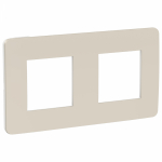 Рамка 2гн шампань/белый Unica Studio Schneider Electric (5)