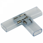 Муфта соединительная T для светодиодной ленты 220В, 14.5х7.5мм Муфта соединительная T для светодиодной ленты 220В, 14.5х7.5мм