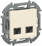 Розетка комп. 2-я RJ45 кат.5Е UTP 6738361 сл. к INSPIRIA IEK Розетка комп. 2-я RJ45 кат.5Е UTP 6738361 сл. к INSPIRIA IEK