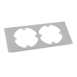 Рамка приборная двойная для кабель-канала PK 110X70 D 8450-12 (HB)