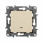 Выключатель 1кл с подсв с/у крем механизм Etika Legrand (1/10/100) Выключатель 1кл с подсв с/у крем механизм Etika Legrand (1/10/100)