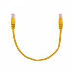 Патч-корд U/UTP REXANT категория 5e, RJ45-RJ45, неэкранированный, 26AWG, LSZH, желтый, 0.3 м