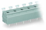Клемма печатной платы 1 уровень, 12 соединителей, 1000В 24А 8кВ сечение2.500мм² олово крепл. проводника, соединение с пружинным зажимом IP20 Wago