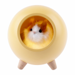 Детский ночник - светильник светодиодный ЭРА NLED-468-1W-Y хомяк желтый