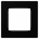 Рамка для розеток и выключателей ЭРА Серия 12 12-5201-06 на 1 пост, Классик, чёрный Рамка для розеток и выключателей ЭРА Серия 12 12-5201-06 на 1 пост, Классик, чёрный