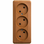 Розетка 3гн без З/К о/у бук 16А IP20 Этюд Systeme Electric Розетка 3гн без З/К о/у бук 16А IP20 Этюд Systeme Electric