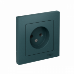 Розетка 1гн без З/К с/у изумруд в сборе 16А AtlasDesign Systeme Electric Розетка 1гн без З/К с/у изумруд в сборе 16А AtlasDesign Systeme Electric