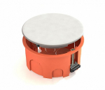 Коробка распаячная для скрытого монтажа в полых стенах D80мм х 40мм (с пластиковыми зажимами) CHINT (1)