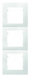 Makel Lillium Kare N бел. рамка 3-х постовая вертикальная