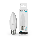 Лампа светодиод 12Вт свеча Е27 4100К 950Лм матовая Gauss Elementary (1/10/100)