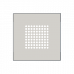 Центральная плата (накладка) пластик матовая IP20 ABB