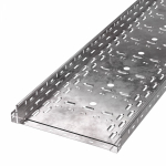 Лоток кабельный листовой 3000x400x50 сталь с перфорированной боковой стенкой толщ.1мм ПРОМРУКАВ