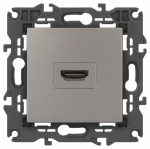 Розетка ЭРА Elegance 14-3114-16 HDMI, титан