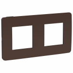 Рамка 2гн шоколад/антрацит Unica Studio Schneider Electric (5)