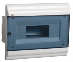 Бокс ЩРВ-П-9мод встр. пласт бел (дв.прозр) IP41 PRIME IEK (1/20)