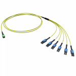 Оптическая разветвительная сборка 12ОВ 9/125 OS2, 1xMTP PRO(12)/6хLC-UPC Duplex Uniboot, тип полярности - прямая (Tx-->Rx), 4м (предустановленная конф