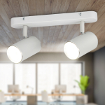 Светильник накладной под лампу GU10 спот, белый, хром OL35-2 WH MR16 GU10 ЭРА (1/24) Светильник накладной под лампу GU10 спот, белый, хром OL35-2 WH MR16 GU10 ЭРА (1/24)