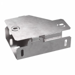 Переходник - редуктор д/лист. каб. лотка без разъема/соедин-ля сужение слева 100мм/50мм с высотой лотка50мм ПРОМРУКАВ _