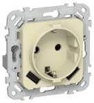 FLITE Роз.с з/к/ш 16А USB AA 3,1А РСЮша11-0-ФлН нав. IEK