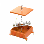 Коробка металлическая огнестойкая 70-0380-FR2.5-12 E15-E120 RAL2004 150x150x60 (6 шт/кор) Промрукав