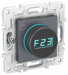 Терморегулятор электронный с подсв с/у титан механизм SK-T01T SKANDY IEK (1/10/100)