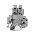 Зажим клеммный проходной 56мм размер ячейки 5.2мм на DIN-рейку/G-рейка 2 уровня сечение провода 2.5мм² 32А 1000В термопласт DKC (ДКС) Зажим клеммный проходной 56мм размер ячейки 5.2мм на DIN-рейку/G-рейка 2 уровня сечение провода 2.5мм² 32А 1000В термопласт DKC (ДКС)