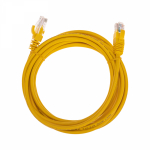 Патч-корд U/UTP REXANT категория 5e, RJ45-RJ45, неэкранированный, 26AWG, LSZH, желтый, 3 м