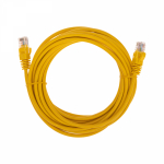 Патч-корд U/UTP REXANT категория 5e, RJ45-RJ45, неэкранированный, 26AWG, LSZH, желтый, 5 м
