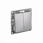 Выключатель 1кл кнопочный с/у алюминий механизм быстрозажим AtlasDesign Systeme Electric (1/5) Выключатель 1кл кнопочный с/у алюминий механизм быстрозажим AtlasDesign Systeme Electric (1/5)