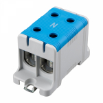 Клемма вводная силовая КВС 16-95мм² 2-рядная синяя распределительная REXANT Клемма вводная силовая КВС 16-95мм² 2-рядная синяя распределительная REXANT