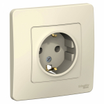 Розетка 1гн с З/К с/у молочный 16А Blanca Systeme Electric (1/10) Розетка 1гн с З/К с/у молочный 16А Blanca Systeme Electric (1/10)