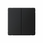 Выключатель 2кл кнопочный с/у карбон быстрозажим ArtGallery Systeme Electric (1/5)