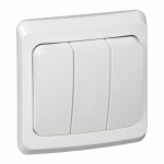 Выключатель 3кл с/у белый Этюд Systeme Electric (1/20) Выключатель 3кл с/у белый Этюд Systeme Electric (1/20)