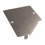 Крышка переходника левого Стандарт INOX (AISI 409) 300х200 Промрукав Крышка переходника левого Стандарт INOX (AISI 409) 300х200 Промрукав