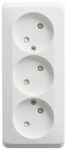 Розетка 3гн без З/К шторки о/у белый 16А IP20 Этюд Systeme Electric Розетка 3гн без З/К шторки о/у белый 16А IP20 Этюд Systeme Electric